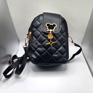 Mini Mickey Quilted Purse Adjustable Strap